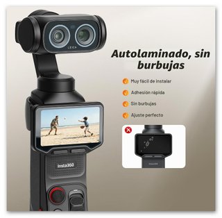 Protector Pantalla y Lente AMAZEAR Insta360 Luna