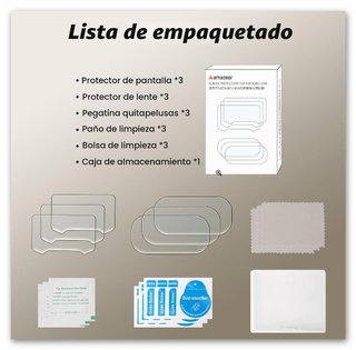 Protector Pantalla y Lente AMAZEAR Insta360 Luna