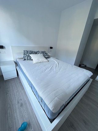 Canapé MALM IKEA Blanco 140x200 mas colchón
