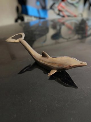 Cavatappi apribottiglie a forma di delfino
