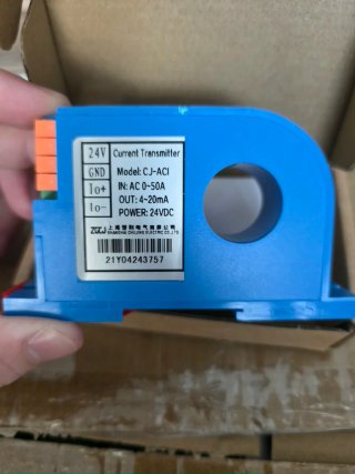 Transformador Corriente AC 0-50A 4-20mA 24VDC