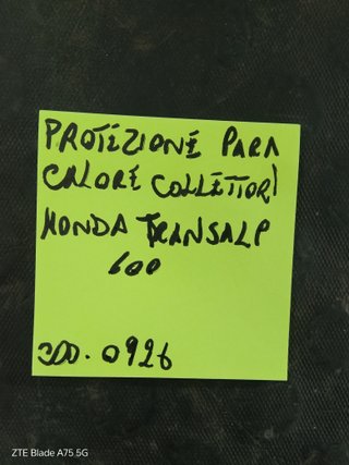 Protezione Paracalore Honda Transalp 600