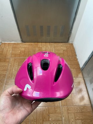 Casco bici niña rosa Btwin Kid Edition