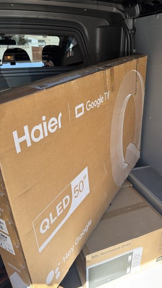 Haier QLED 50 TV Google TV Nueva