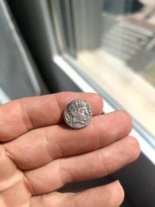 Moneda Ibérica Navarra Denario Arsaos