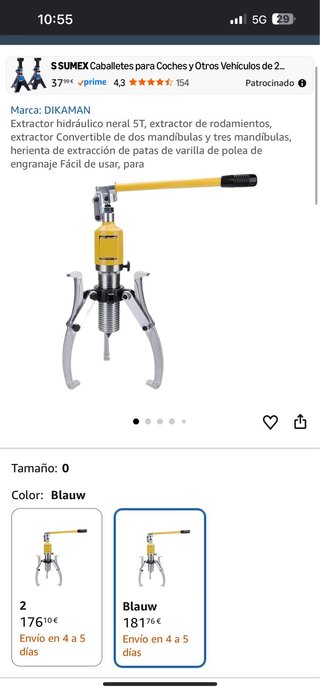 Extractor Hidráulico DIKAMAN 5T