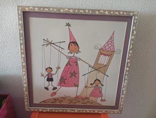 Cuadro infantil luminoso