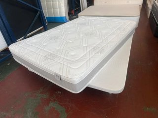 135x190 BASE TAPIZADA NUEVA COLCHÓN TÍVOLI VISCO
