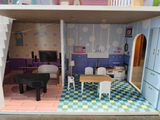 Casita de madera para jugar