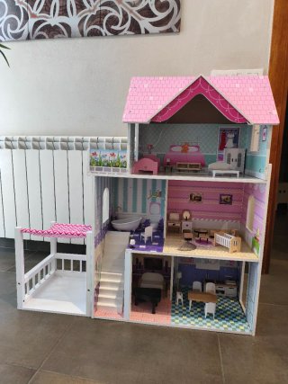 Casita de madera para jugar