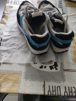 Tenis Nike Beige y Azul original