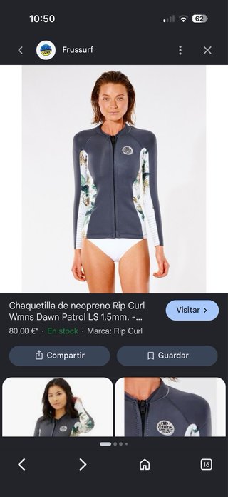 Chaqueta neopreno Rip Curl mujer M