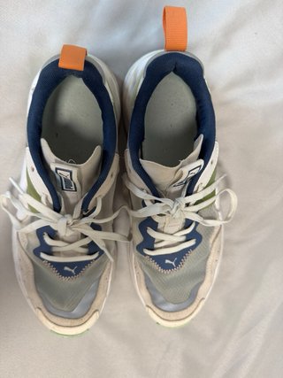 Zapatillas Puma Talla 39 Beige y Verde