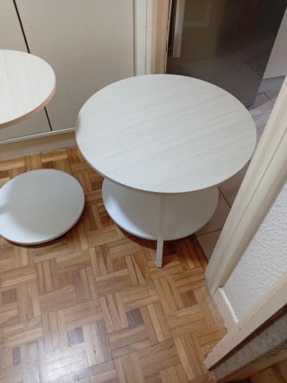 2 Mesas de centro redondas