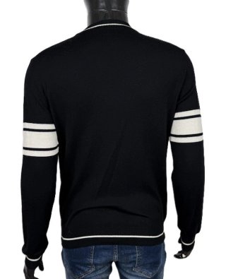 Love Moschino Maglione Uomo M Lana Nero Logo LM