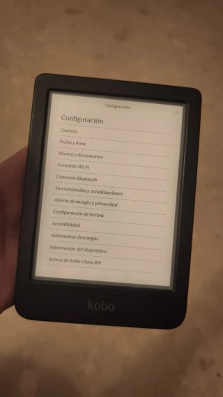Lettore E-book Kobo Clara BW in bianco e nero