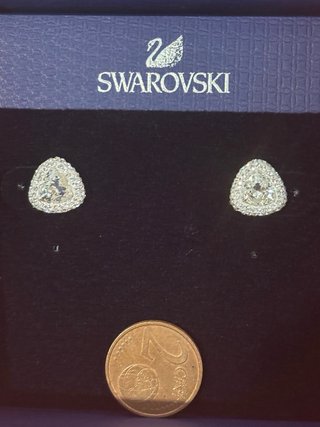 Pendientes Swarovski Triángulo Brillantes