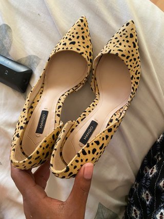 Tacones Mango estampado animal