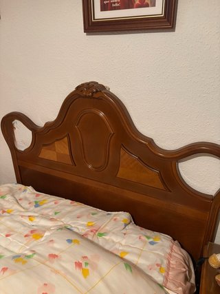 Cabecero de madera para cama dede 90cm a 120 cm