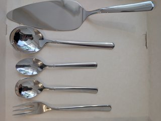 WMF Cromargan Juego 15 Cubiertos tartas, vintage