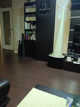 Mueble de salón con vitrina
