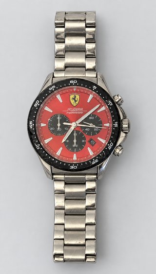 Reloj Ferrari Cronógrafo Acero Rojo