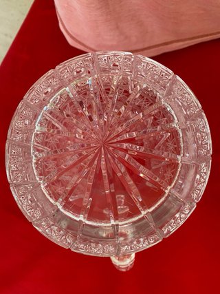 Antigua Jarra Cristal Bohemia 23/19 cm/
