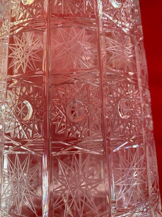 Antigua Jarra Cristal Bohemia 23/19 cm/