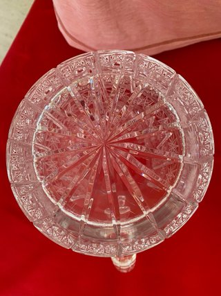 Antigua Jarra Cristal Bohemia 23/19 cm/