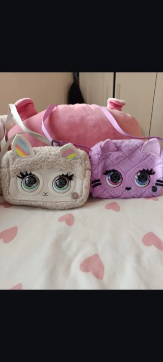 Bolso juguete niña Llama Purse Pets Ojos Arcoíris