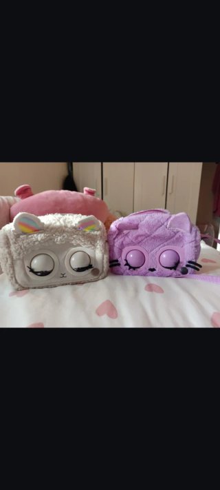 Bolso juguete niña Llama Purse Pets Ojos Arcoíris