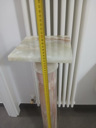 Colonna piedistallo in onice H 100 cm