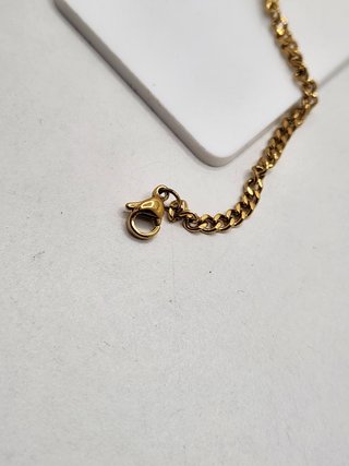 Bracciale per bambini chitarra in acciaio placcato oro