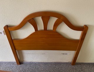 Cabecero de madera para cama de 90