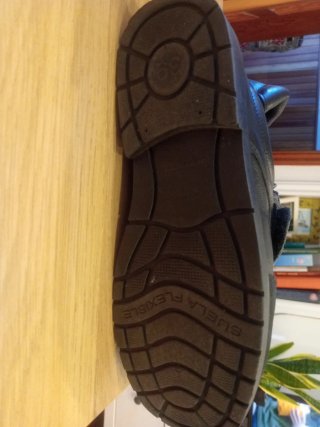 Zapatos Escolares Negros Velcro