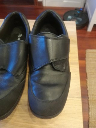 Zapatos Escolares Negros Velcro