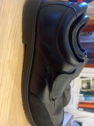 Zapatos Escolares Negros Velcro