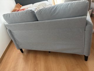 Sofá Ikea gris claro 2 plazas