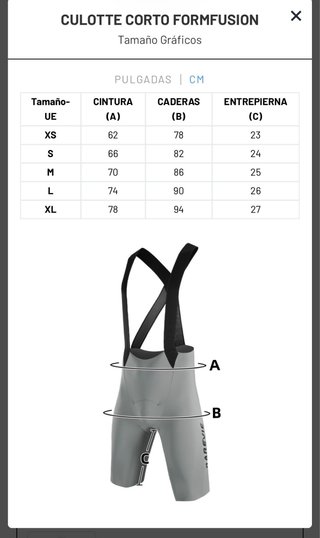 Culotte Corto Formfusion