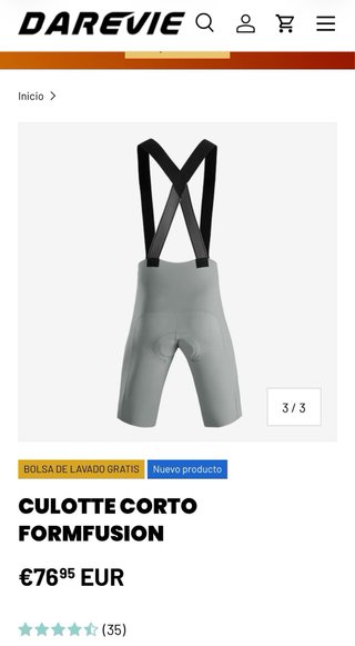 Culotte Corto Formfusion
