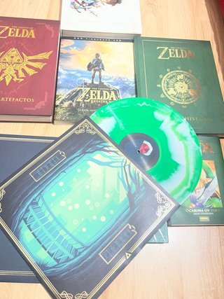 Coleccion enciclopedias + vinilo ZELDA