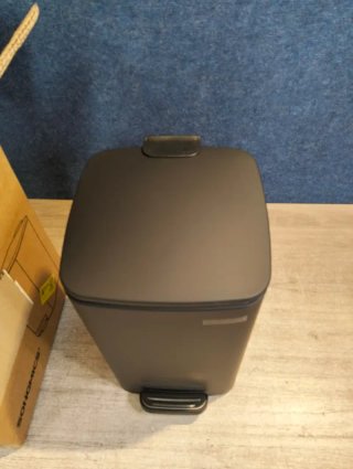 SONGMICS 8 L Cubo Basura Compacta, con Pedal