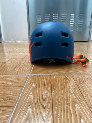 Casco Oxelo MF 7 Azul Naranja