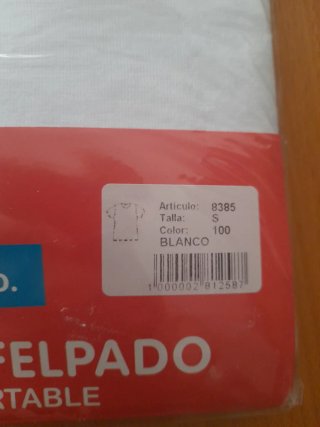 Camiseta térmica Lara Talla S Blanca