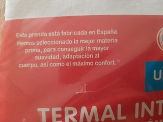 Camiseta térmica Lara Talla S Blanca