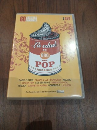DVD La Edad de Oro del Pop Español 2 Discos