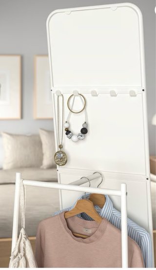 Espejo de pie Ikea Knapper blanco