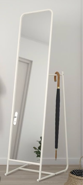Espejo de pie Ikea Knapper blanco