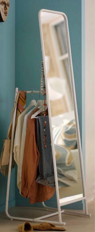 Espejo de pie Ikea Knapper blanco