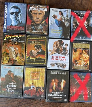 Lote 9 Películas DVD Acción y Aventura